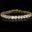 925 Sterling Silver AAA CZ 6mm Tennis Bracelet