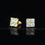 8mm Iced CZ BlingBling Hip Hop Square Wind Hip Hop Stud Earring