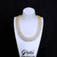 Bundle 19MM 2-Row Prong Cuban + 5MM Tennis In Gold
