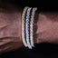 18k Gold-Plated 5mm AAA CZ Hip Hop Tennis Chain # Tennis Bracelet