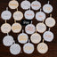 CUSTOM LETTER NECKLACE 3D BIG DISC