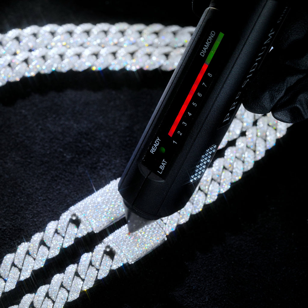 VVS Moissanite 10MM Cuban Link Chain