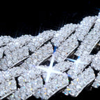 VVS Moissanite 12MM Prong Cuban Link Chain