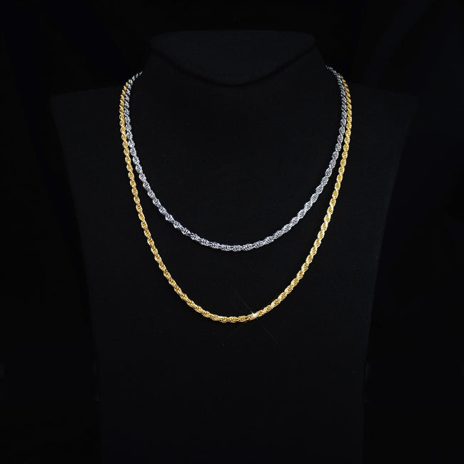 NEW ARRIVAL! 925 Silver Twist Chain Hover Image