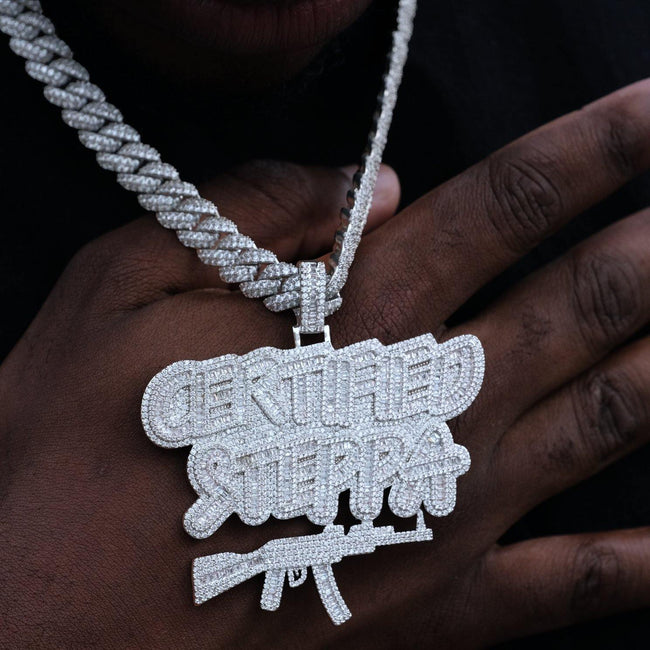 Iced Baguette Certified Steppa Necklace Main Image