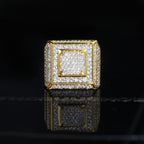 Official Limited Micro-inlay CZ  Square Ring