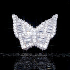 Gold-Plated Micro-inlay AAA CZ Butterfly Ring