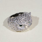 Iced Owl Ring