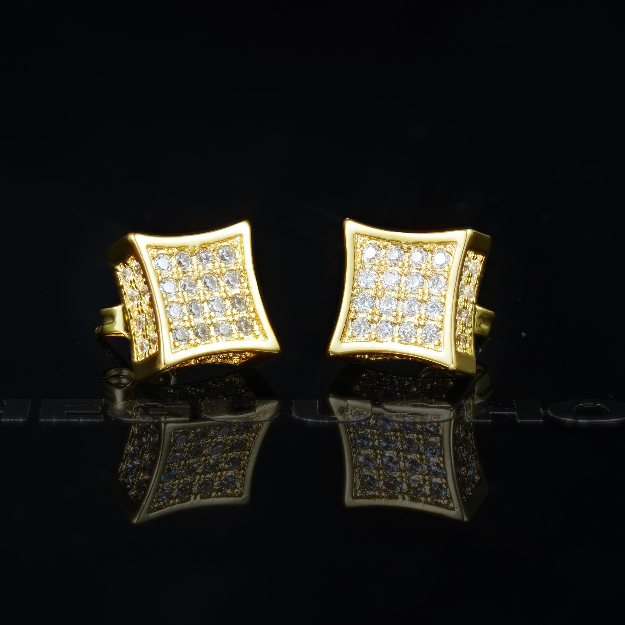 UPDATED 2019 Micro-inlay CZ Stud Earring