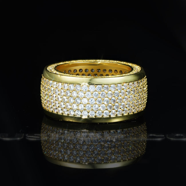 Micro-inlay BlingBling Hip Hop Ring Main Image