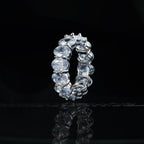 5mm  18K Yellow Gold-Plated Iced AAA CZ Love Hip Hop Ring