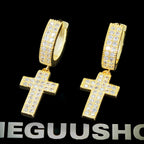 Official Limited 18K Gold-Plated Cross Earring