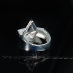 18k Solid Gold-Plated Micro-inlay Rhinestone Pentagram Hip Hop Ring