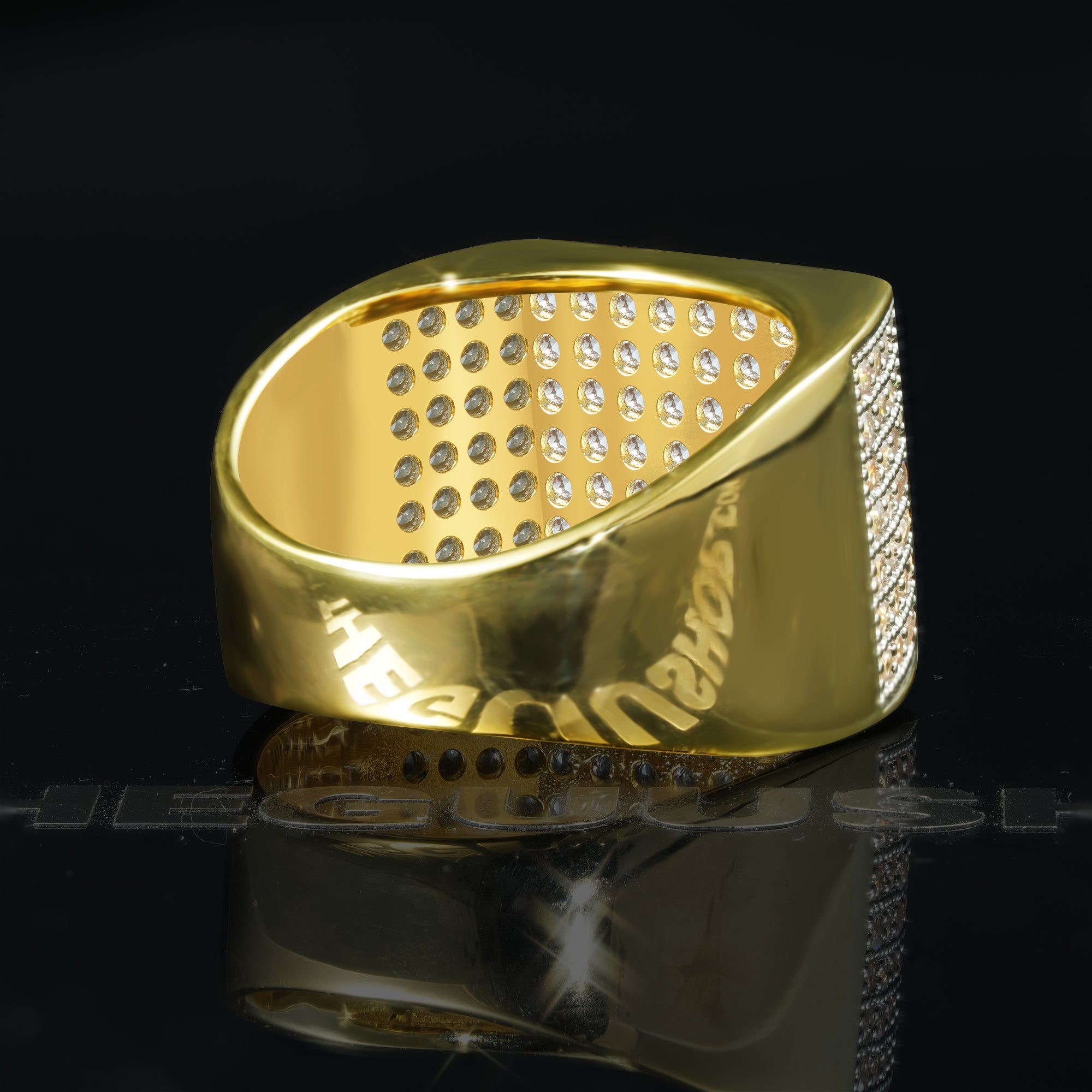 UPDATED 2019 Gold-Plated BlingBling Ring
