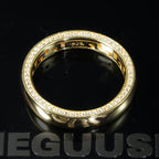 925 Sterling Silver Micro-inlay AAA CZ Glossy Ring