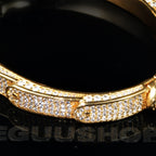18K Gold-Plated Micro-inlay AAA CZ Hot Wheels Bracelet