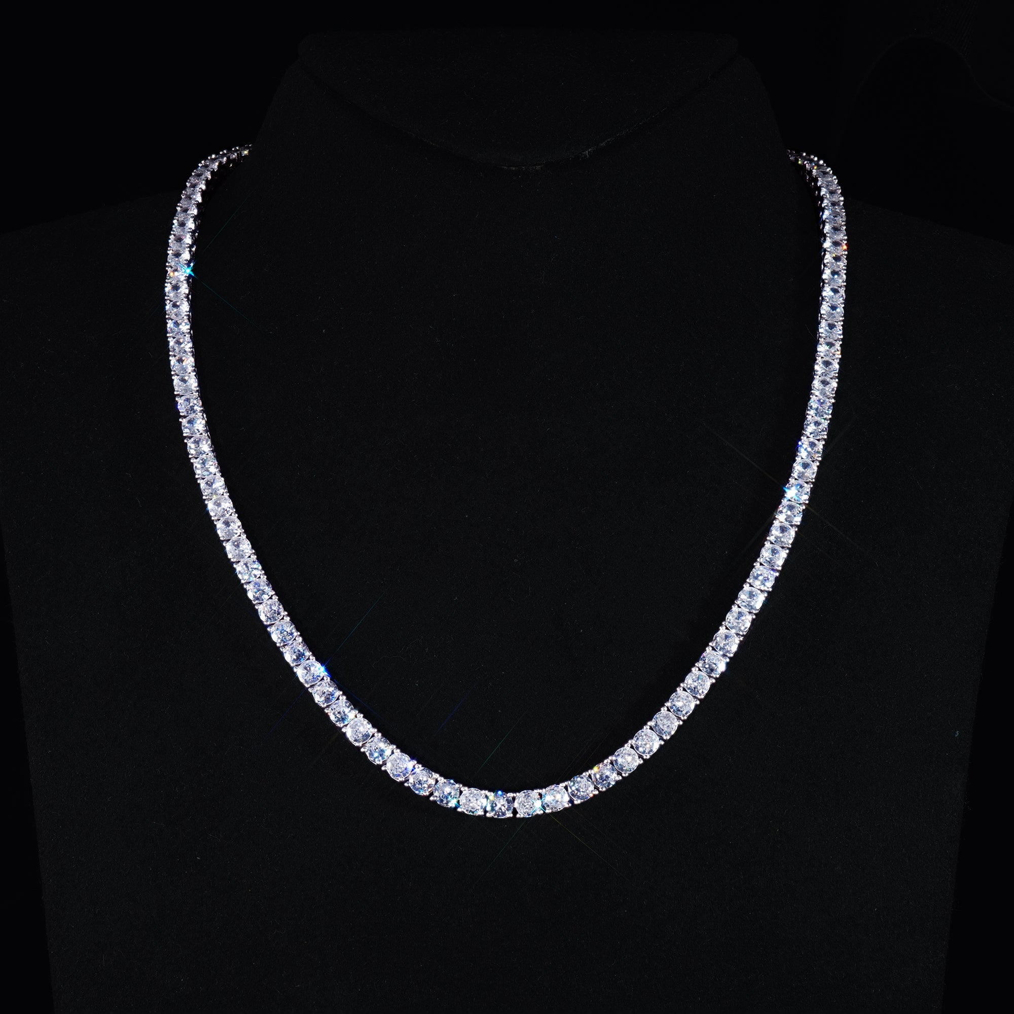 18K Gold-Plated 925 Sterling Silver AAA CZ Necklace