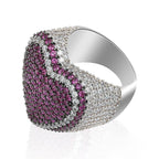 NEW ARRIVAL! 18K Gold-Plated AAA CZ Love Ring