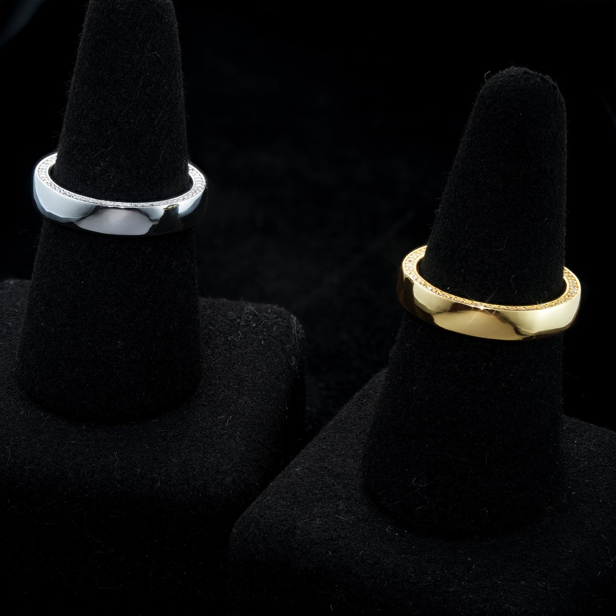 925 Sterling Silver Micro-inlay AAA CZ Glossy Ring