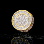 Cubic Zirconia #Cylindrical# Hip-hop Stud Earrings