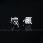 CZ Hip Hop Night Club Copper Stud Earring