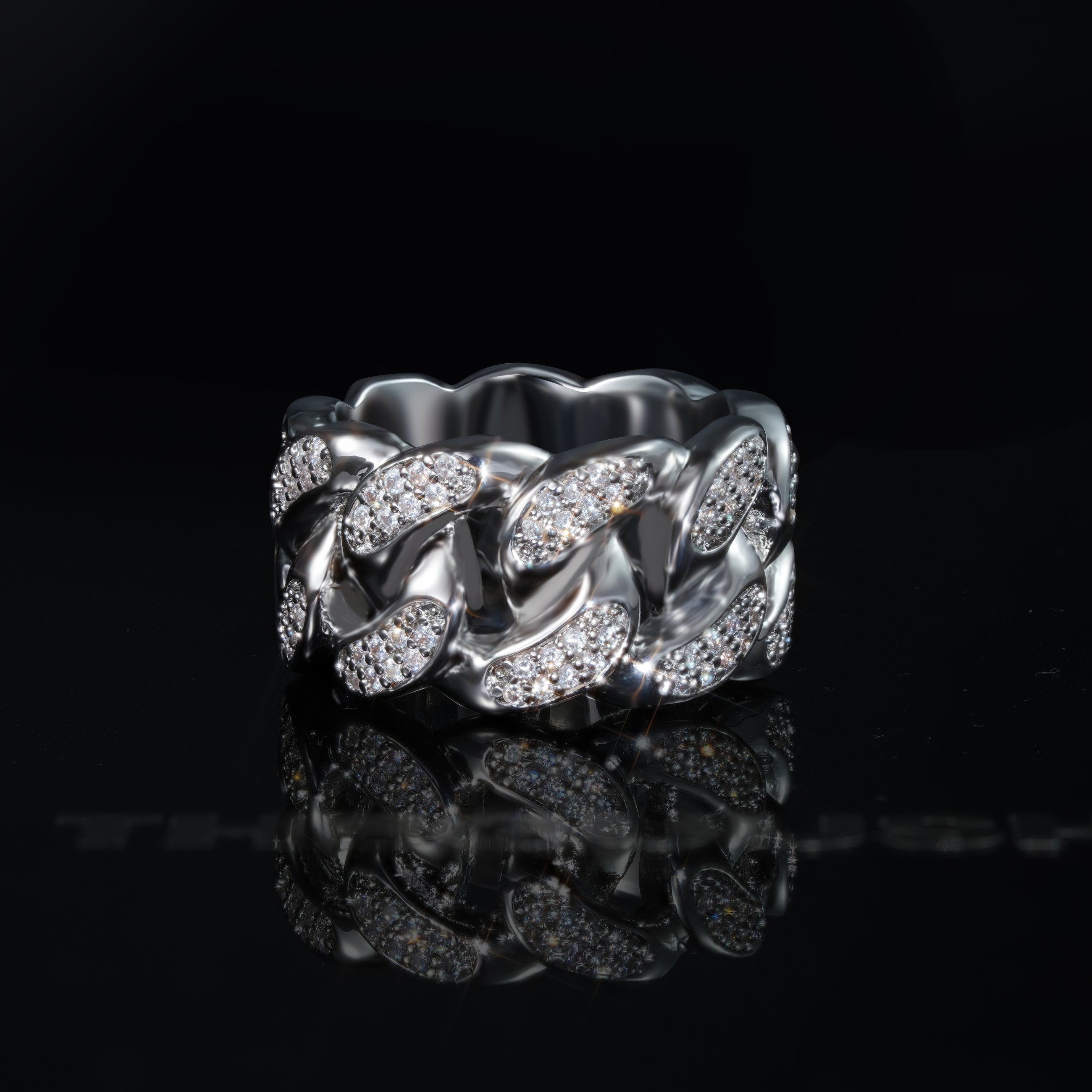 Official Limited 18K Gold-Plated Micro-inlay CZ Ring