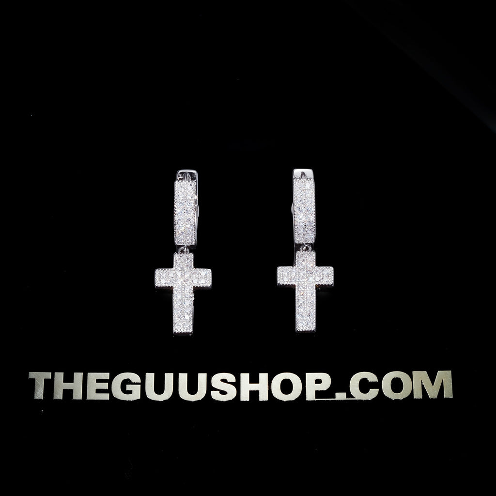Official Limited 18K Gold-Plated Cross Earring