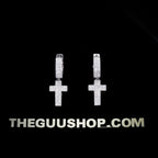 Official Limited 18K Gold-Plated Cross Earring