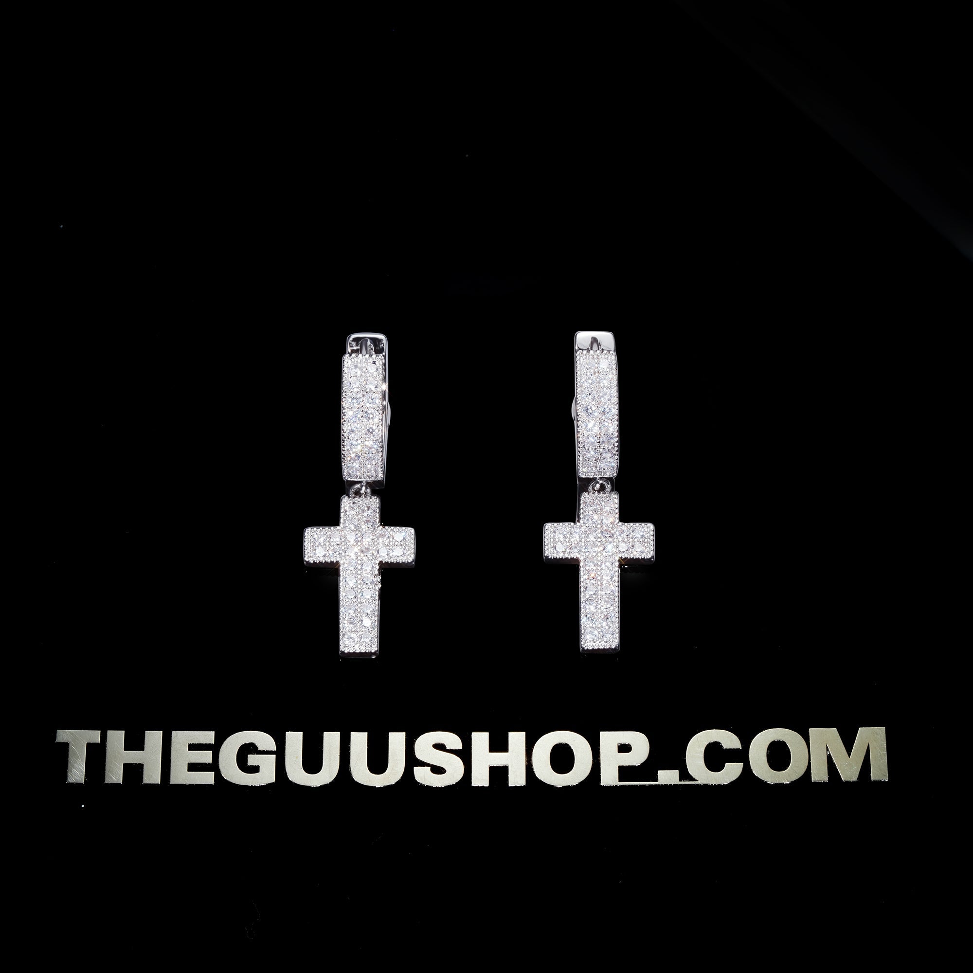 Official Limited 18K Gold-Plated Cross Earring