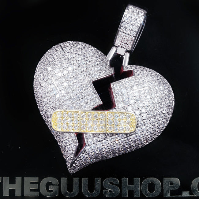 18K Gold-Plated Bandage Heartbreak Necklace Main Image