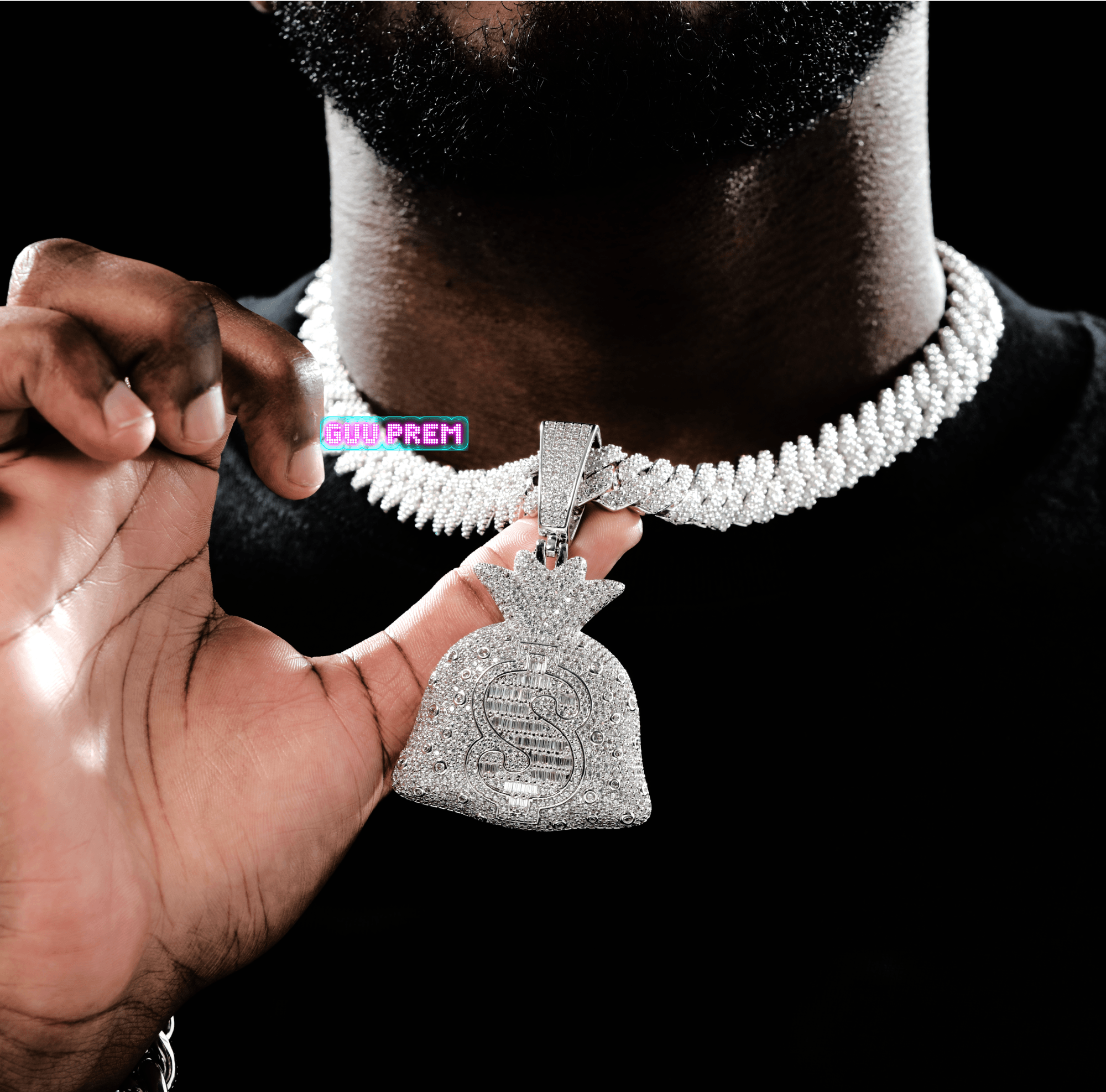 Big Size Money Bag Necklace
