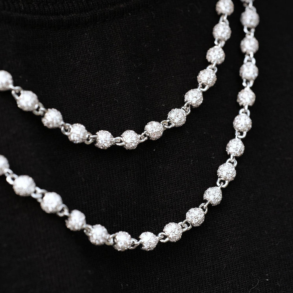 4mm Iced Beads Chain