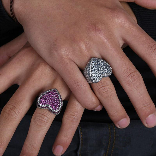 NEW ARRIVAL! 18K Gold-Plated AAA CZ Love Ring Main Image