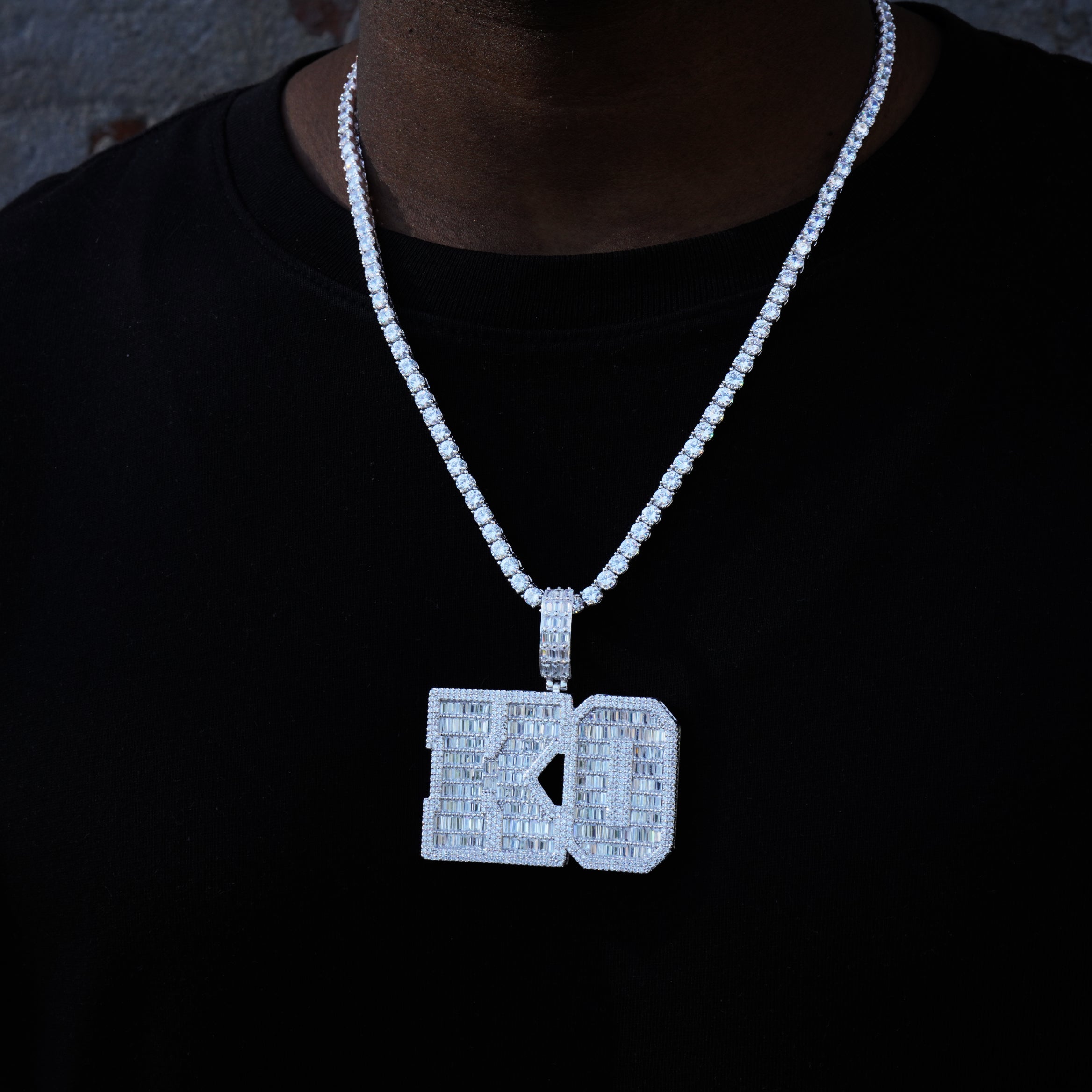 Baguette Two Layer Necklace