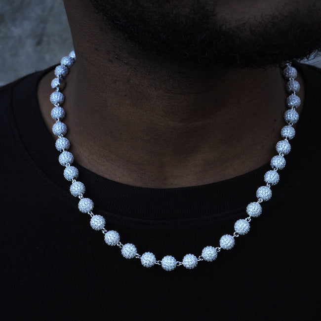 8mm Iced Beads Chain Hover Image