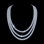 VVS Moissanite 6.5MM Prong Cuban Link Chain
