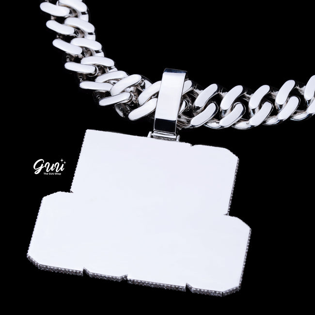 Custom Letters Baguette Two Layer Necklace Main Image