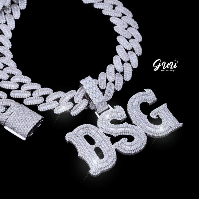Custom Letters Freibeuter Font Necklace Hover Image