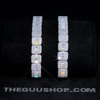 925S & VVS Moissanite 8MM Bageutte Bracelet