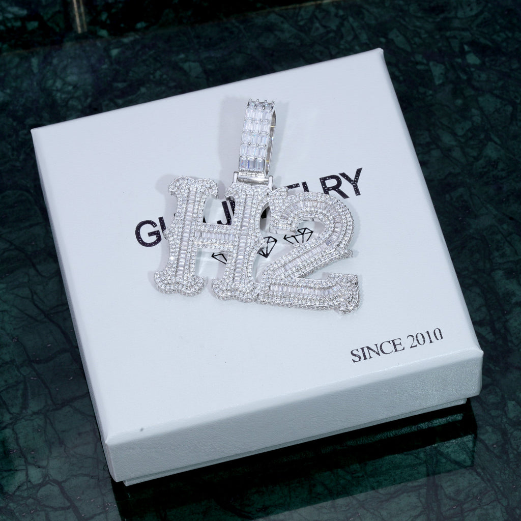 Custom Letters Freibeuter Font Necklace