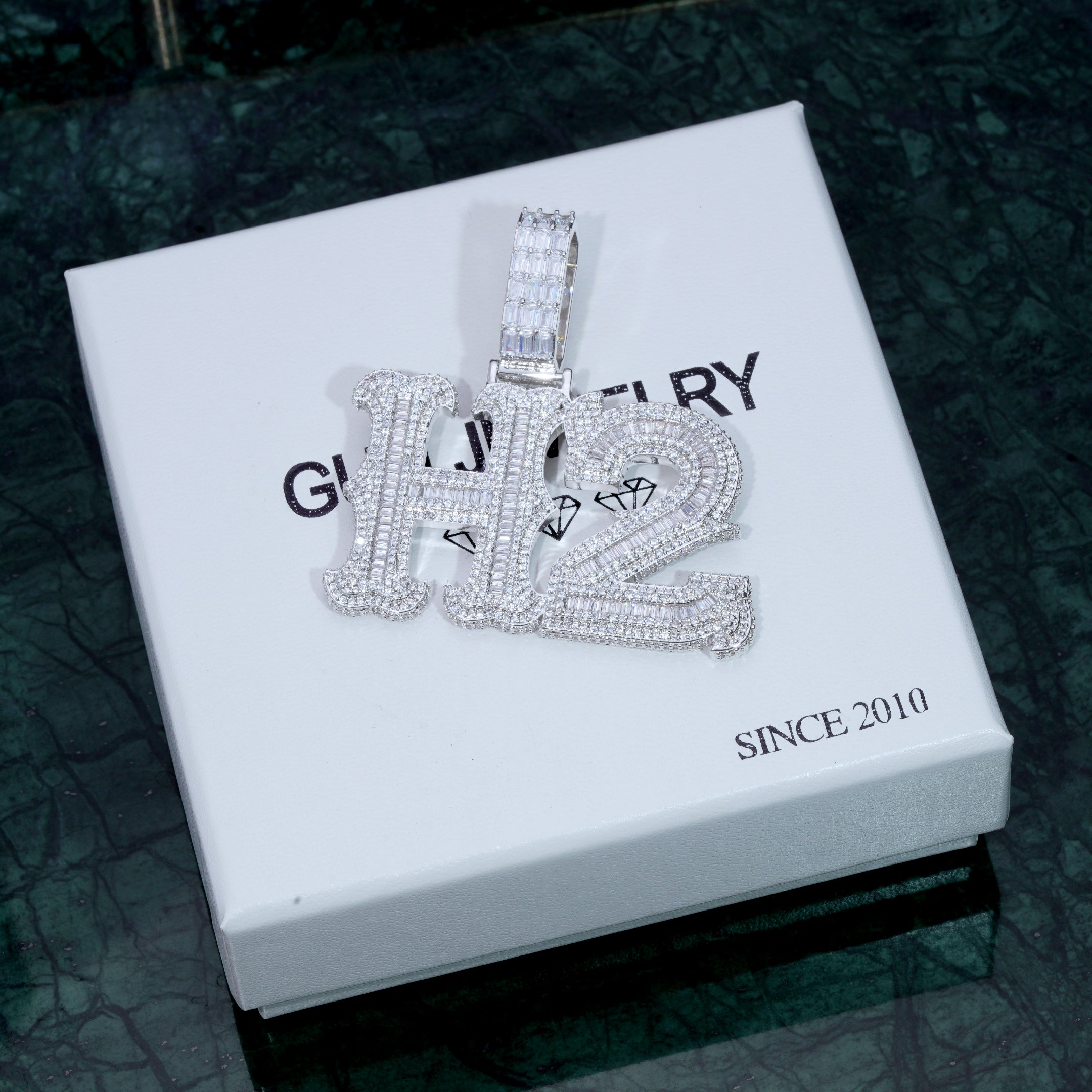Custom Letters Freibeuter Font Necklace