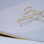 5MM 925S & VVS Moissanite Tennis Chain 18K Gold