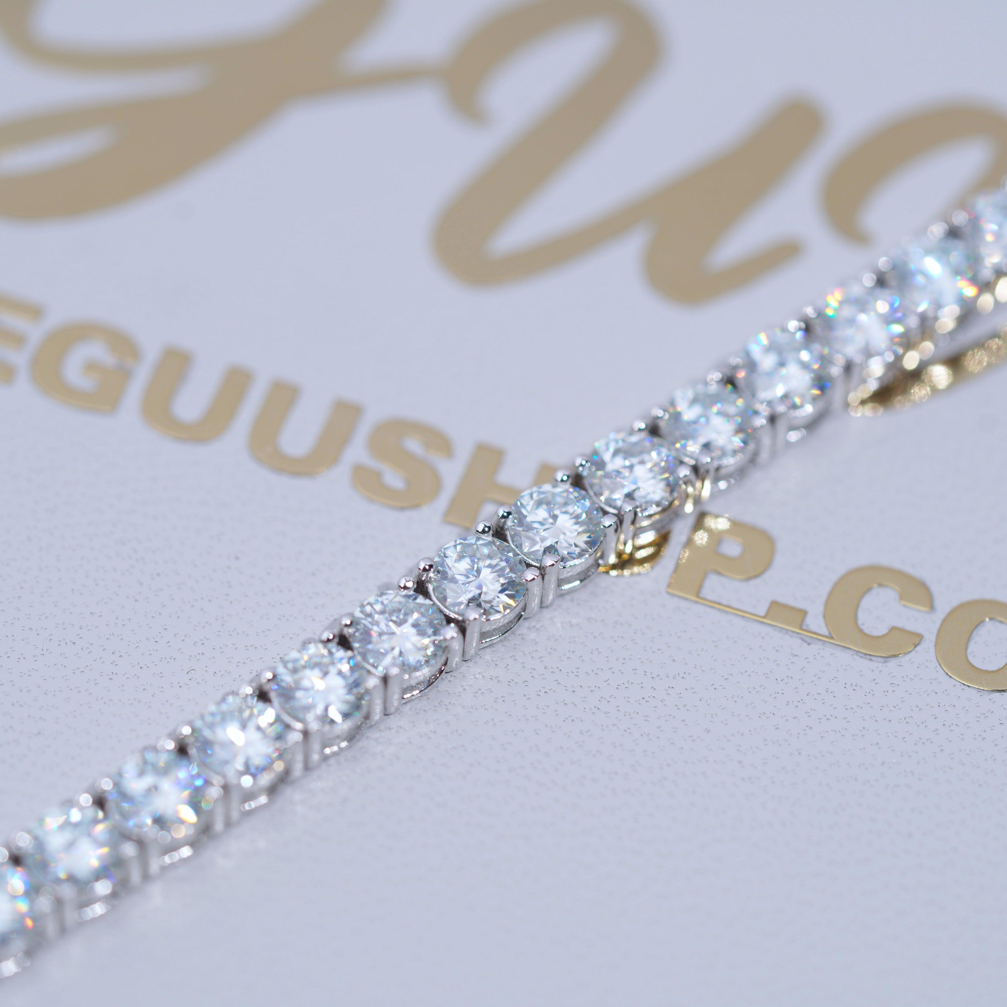 Bundle 19MM 2-Row Prong Cuban + 5MM Tennis In WhtieGold