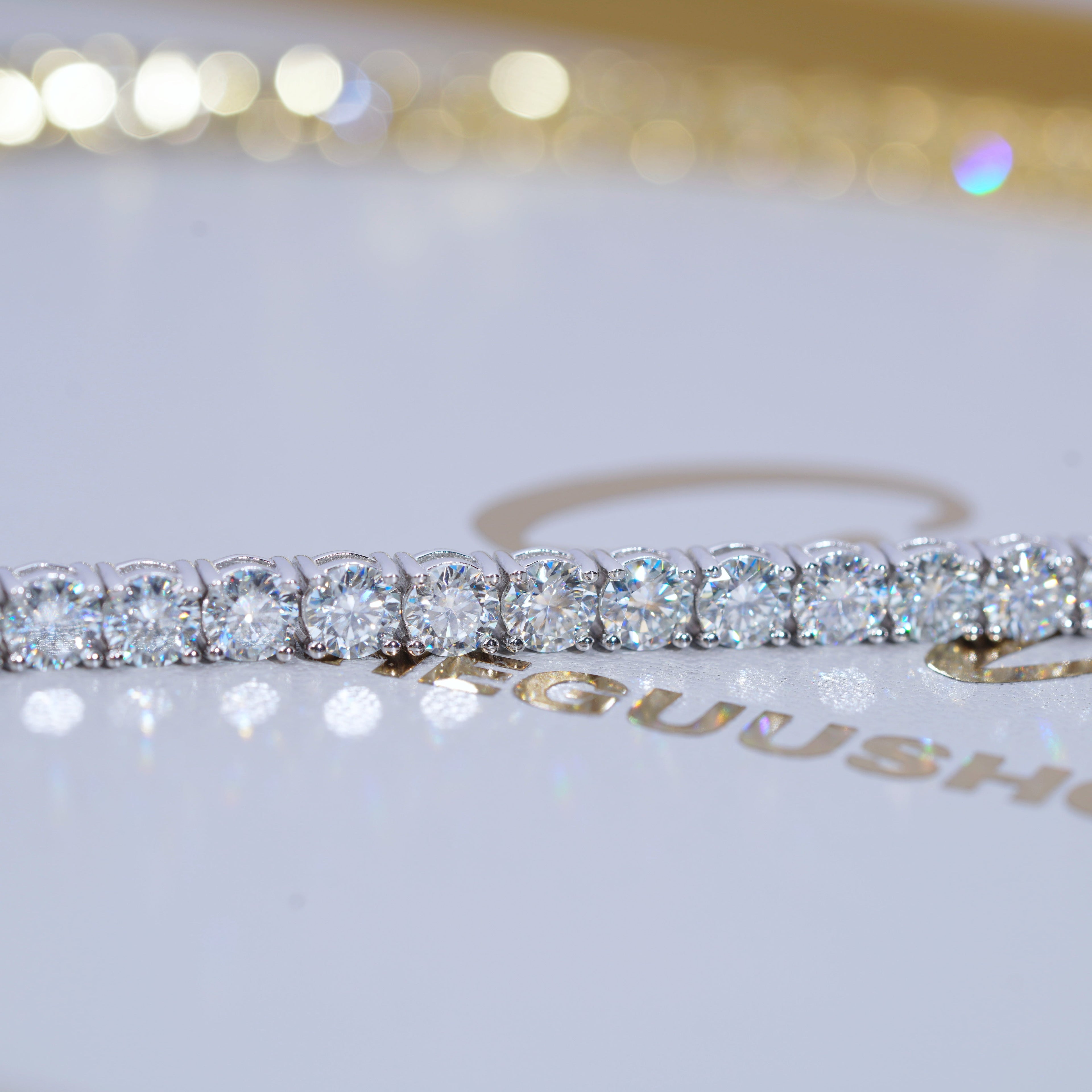 5MM 925S & VVS Moissanite Tennis Bracelet White Gold