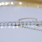 5MM 925S & VVS Moissanite Tennis Chain White Gold