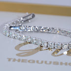 4MM 925S & VVS Moissanite Tennis Bracelet White Gold