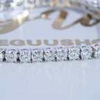 5MM 925S & VVS Moissanite Tennis Bracelet White Gold