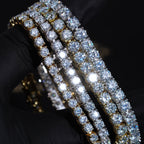 5MM 925S & VVS Moissanite Tennis Bracelet White Gold