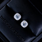 VVS1 Moissanite 7MM Cluster Stud Earrings