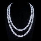 VVS Moissanite 8.5MM Prong Cuban Link Chain